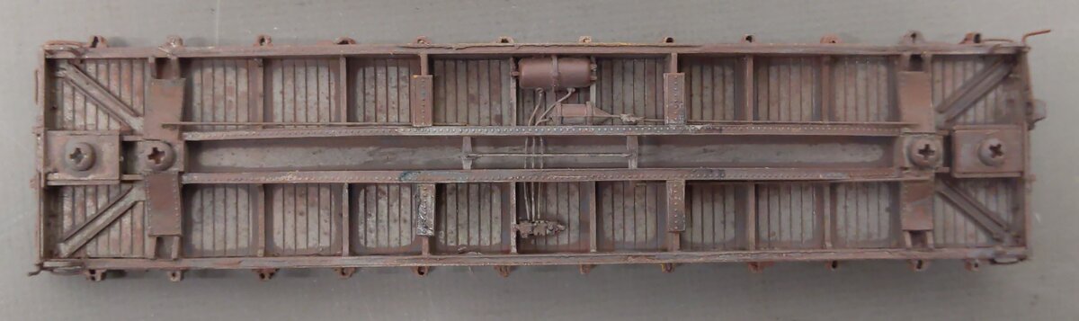 Sunshine Models 45.4 HO St. Louis San Francisco 42' Flatcar Kit-Assembled/Box