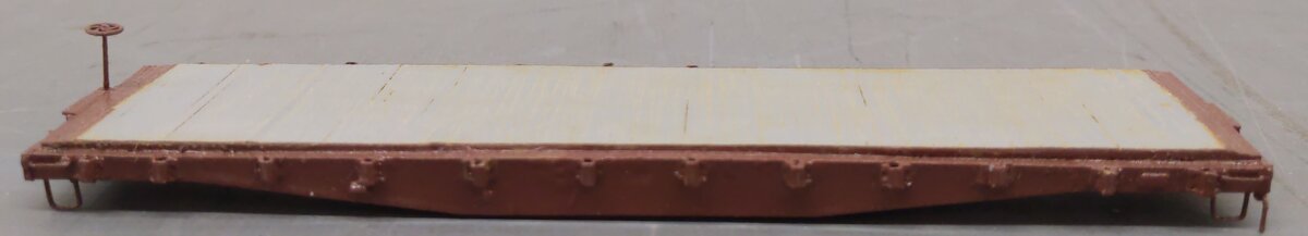 Sunshine Models 45.4 HO St. Louis San Francisco 42' Flatcar Kit-Assembled/Box