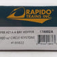 Rapido Trains 178002A HO PRR Circle Keystone H21A 4-Bay Hopper w/K Brakes NIB
