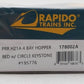 Rapido Trains 178002A HO PRR Circle Keystone H21A 4-Bay Hopper w/K Brakes NIB