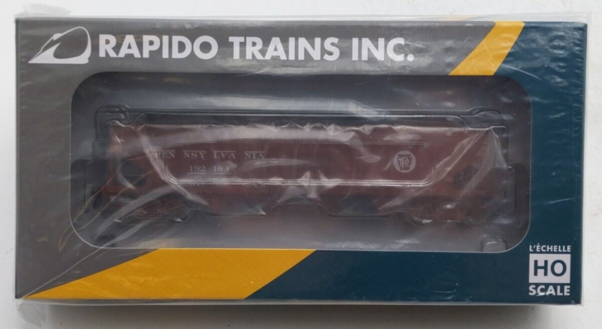 Rapido Trains 178002A HO PRR Circle Keystone H21A 4-Bay Hopper w/K Brakes NIB