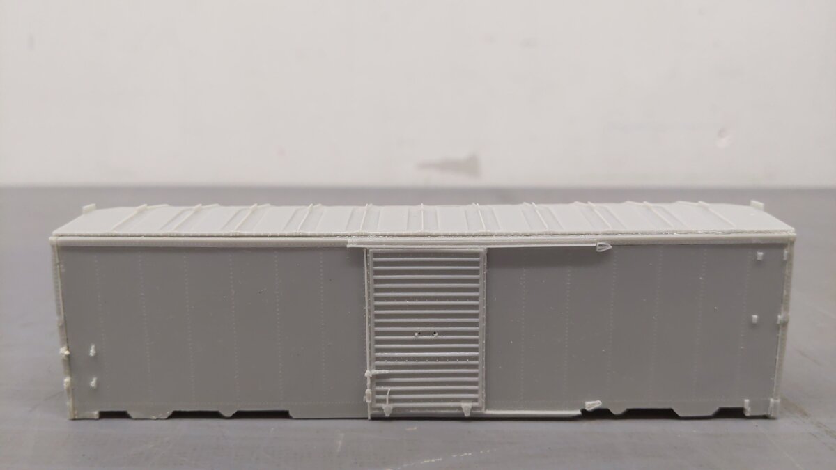 Sunshine Models 63.4 HO Chesapeake & Ohio 10' Aluminum Boxcar Kit-Assembled EX/Box