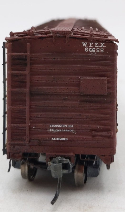 Sunshine 34.25 HO Scale WFEX Postwar Steel Reefer Kit-Assembled/Weathered/Box