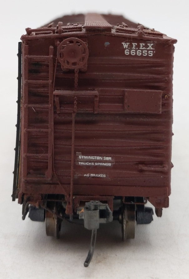 Sunshine 34.25 HO Scale WFEX Postwar Steel Reefer Kit-Assembled/Weathered/Box