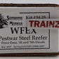 Sunshine 34.25 HO Scale WFEX Postwar Steel Reefer Kit-Assembled/Weathered/Box
