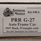 Sunshine Models 48.6 HO Pennsylvania Railroad G-27 Auto Frame Car Kit LN/Box