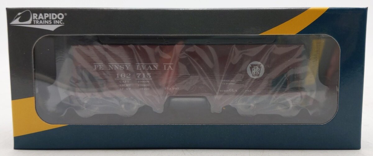 Rapido Trains 148001-4 HO Scale Pennsylvania Railroad GLa Hopper Car #162715 NIB