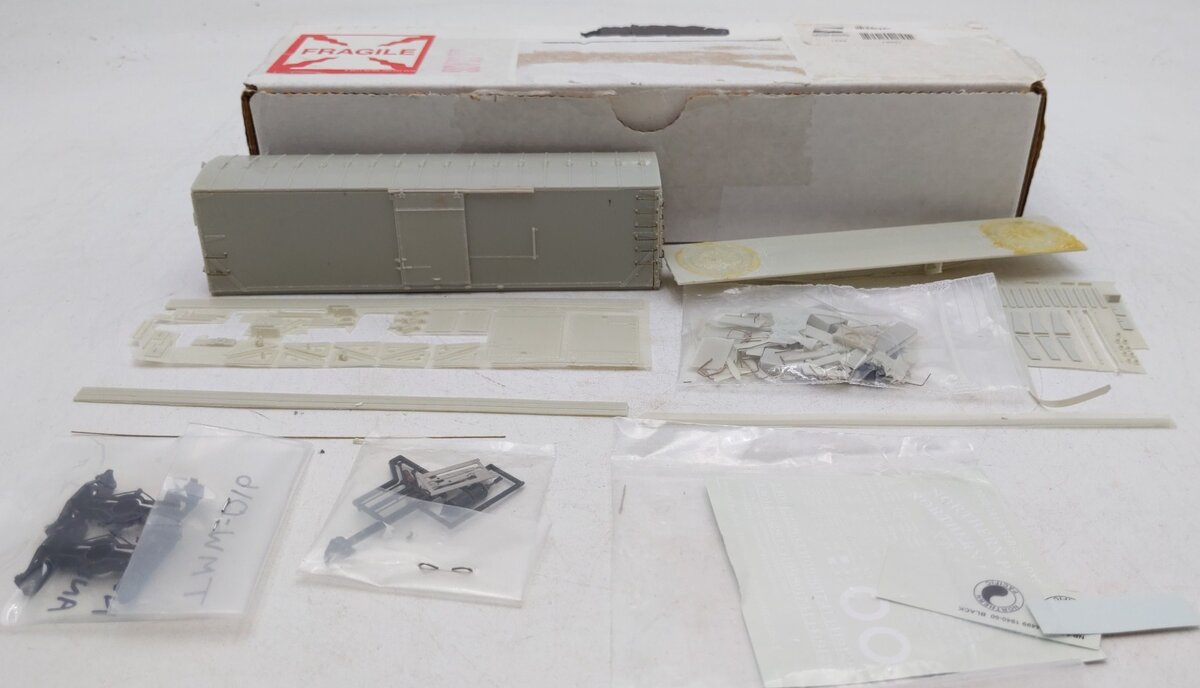 Sunshine Models 64.53 HO Wabash 10'6" IH USRA Clone Rebuild Boxcar Kit EX/Box