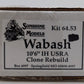 Sunshine Models 64.53 HO Wabash 10'6" IH USRA Clone Rebuild Boxcar Kit EX/Box
