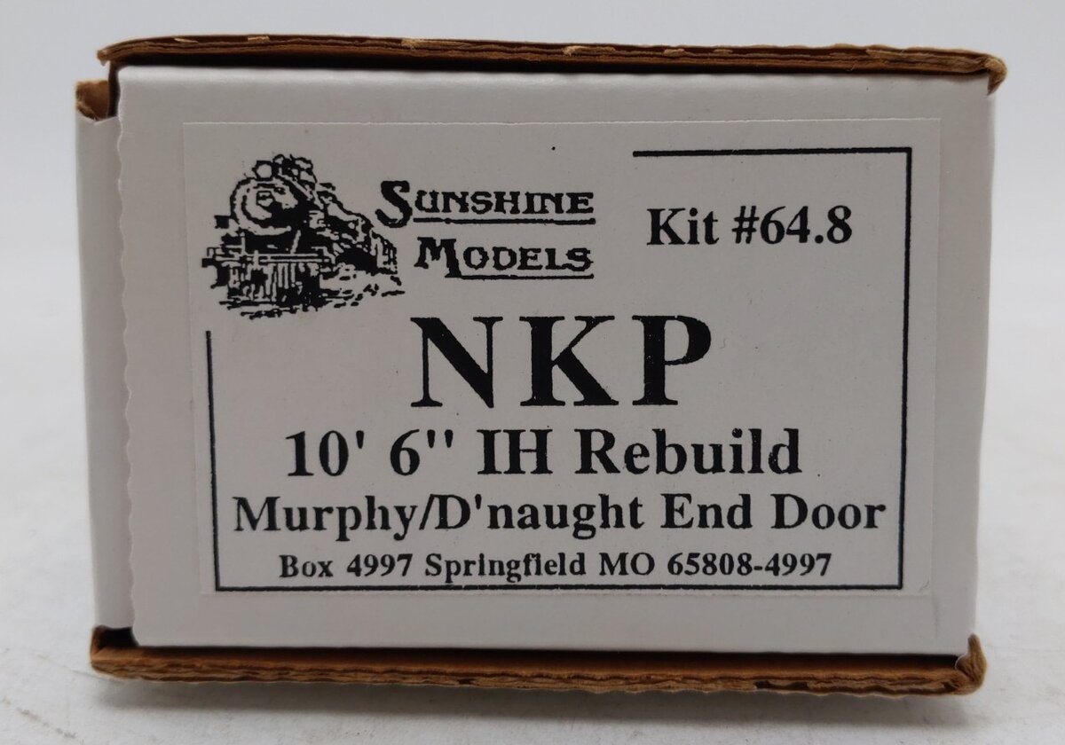 Sunshine Models 64.8 HO NKP IH Rebuild Boxcar Kit EX/Box