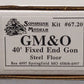 Sunshine Models 67.2 HO Gulf Mobile & Ohio 40' Fixed End Steel Floor Gondola Kit LN/Box