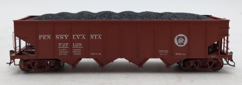Rapido Trains 178005A HO Pennsylvania Circle Keystone H21E 4-Bay Hopper #727129