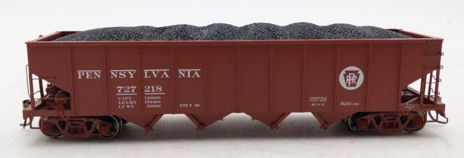 Rapido Trains 178005A HO PRR Red Circle Keystone H21E 4-Bay Hopper #727218 LN/Box