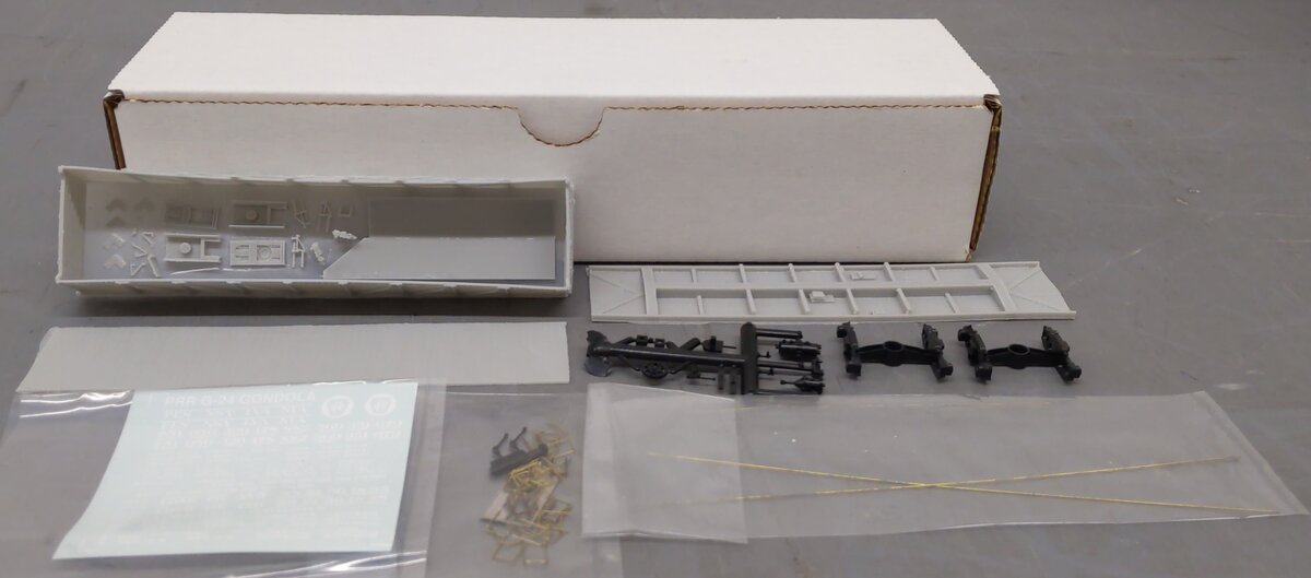 Sunshine Models 92.2 HO Pennsylvania Railroad Steel Resheathed G-24 Gondola Kit LN/Box