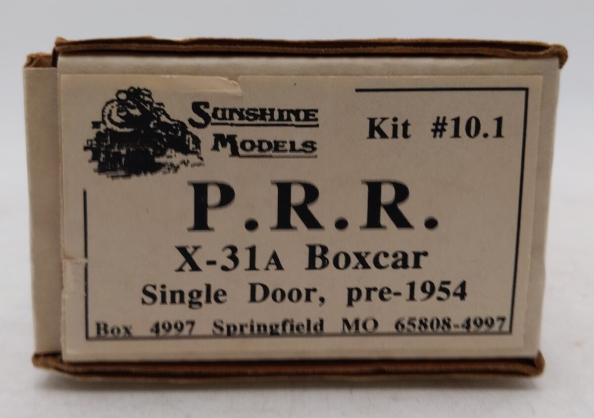 Sunshine Models 10.1 HO Pennsylvania X-31A Pre-1954 Boxcar Kit-Assembled LN/Box