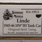 Sunshine Models 95.3 HO Linde Air Products 1945-46 10'6" IH Tank Car Kit LN/Box