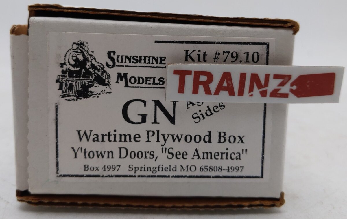 Sunshine Models 79.10 HO Great Northern Steel Boxcar #44991-Assembled/Weathered/Box