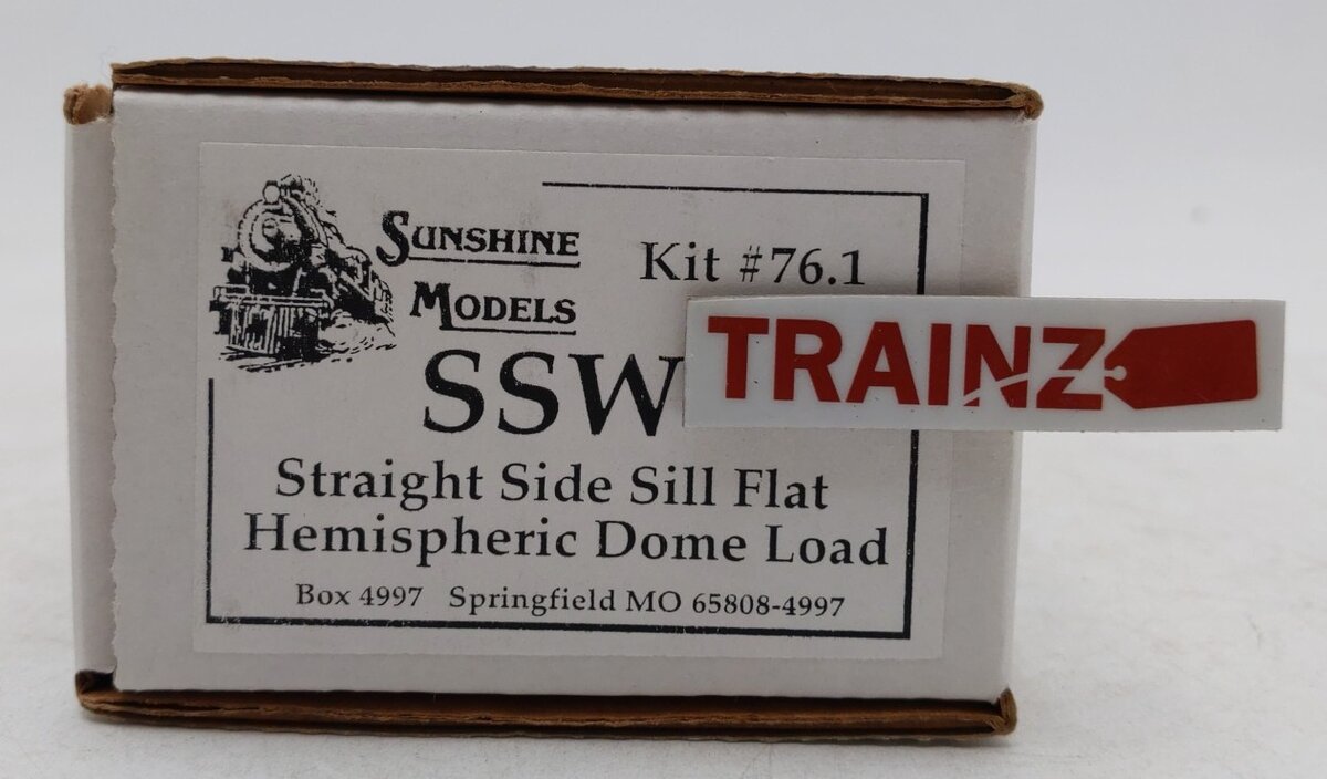 Sunshine Models 76.1 HO St. Louis & Southwestern Flatcar w/ Load Kit-Assembled/Box