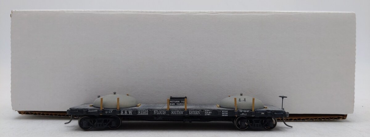 Sunshine Models 76.1 HO St. Louis & Southwestern Flatcar w/ Load Kit-Assembled/Box