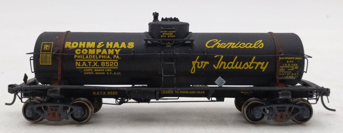 Sunshine Models 87.4 HO Rohn & Haas GATC Type 30 8K Tank Car Kit-Assemble/Custom/Box