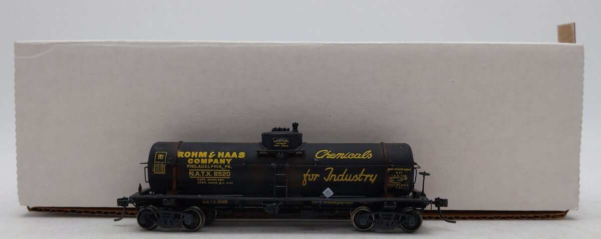 Sunshine Models 87.4 HO Rohn & Haas GATC Type 30 8K Tank Car Kit-Assemble/Custom/Box