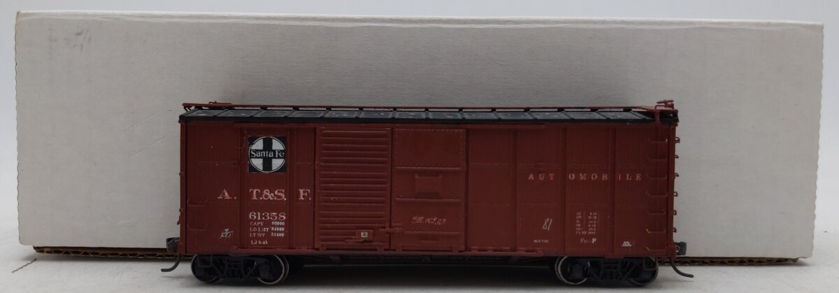 Sunshine Models 69.1 HO Atchison Topeka Santa Fe Auto Carrier Kit-Assembled/Box