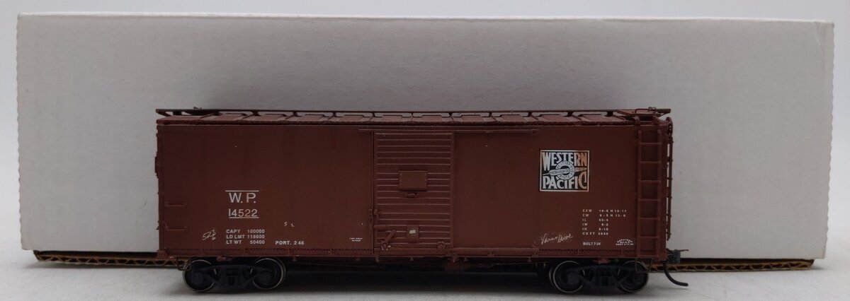 Sunshine Models 64.18 HO Western Pacific Steel Rebuild Boxcar-Assembled/Weather/Box