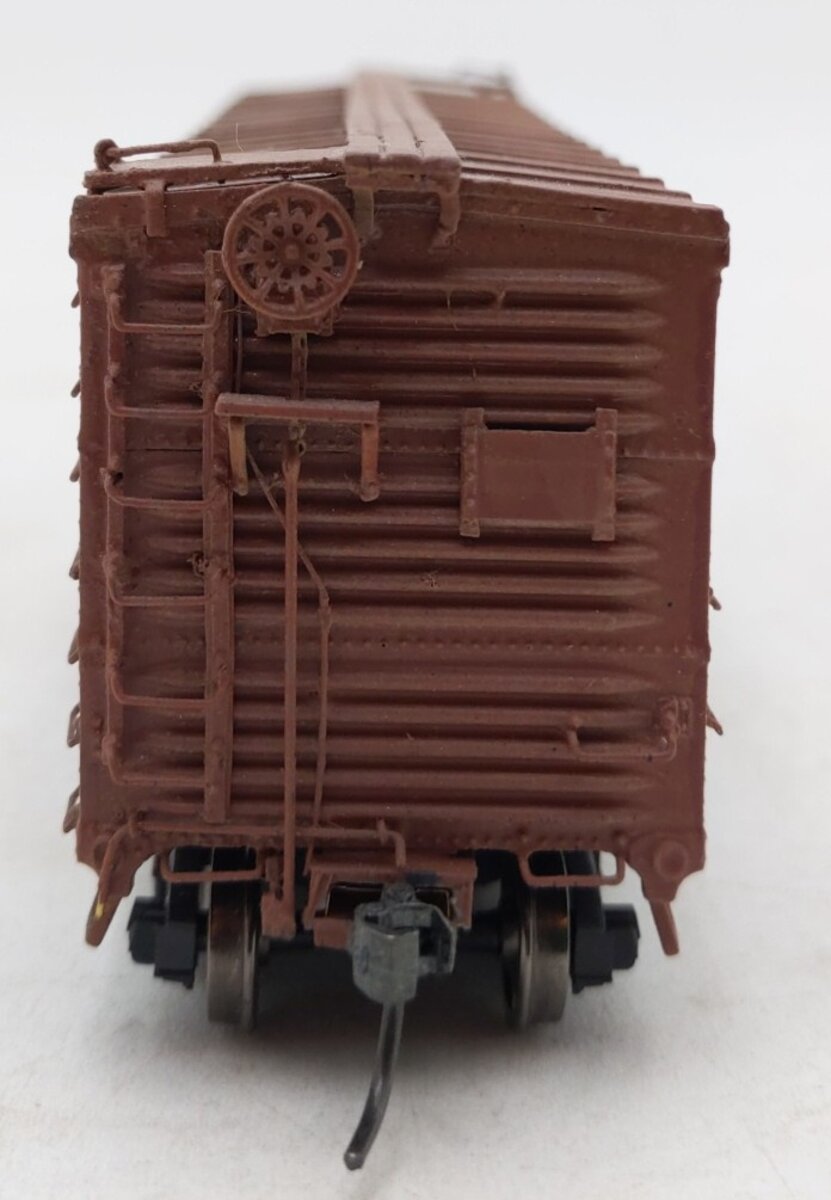 Sunshine Models 4.2 HO SLSF "Frisco" Steel Side Rebuild Boxcar Kit-Assembled/Box