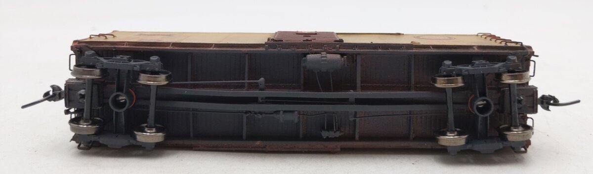 Sunshine Models 4.2 HO SLSF "Frisco" Steel Side Rebuild Boxcar Kit-Assembled/Box