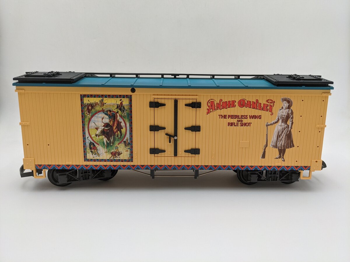 LGB 41720 G Scale Annie Oakley Refrigerator Car LN/Box
