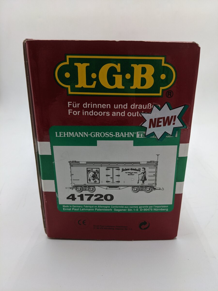 LGB 41720 G Scale Annie Oakley Refrigerator Car LN/Box