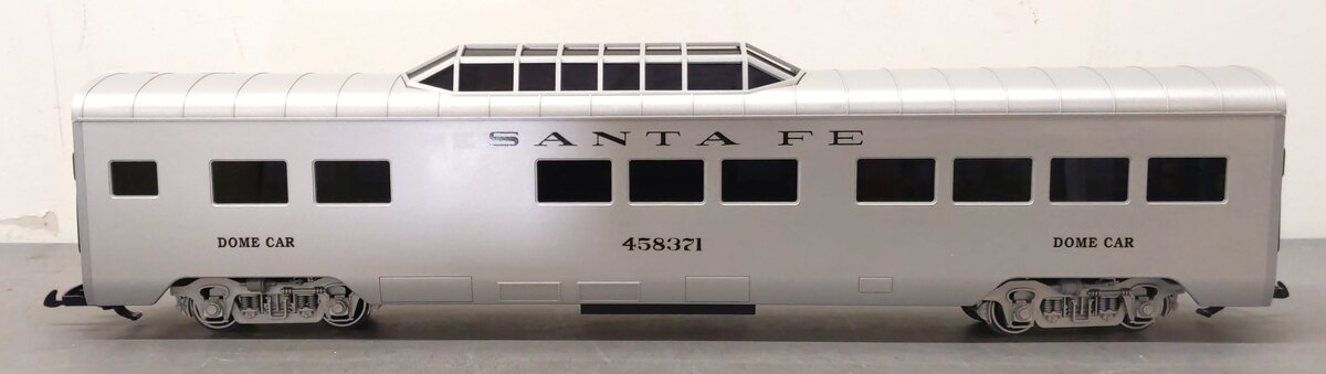LGB 30580 G Scale Santa Fe Vista Dome Car #458371 (Metal Wheels) LN/Box