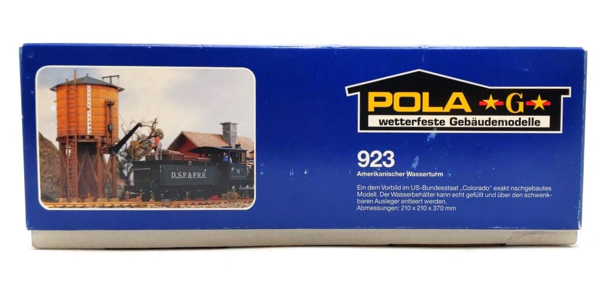 Pola 923 G Scale Water Tower Building Kit EX/Box