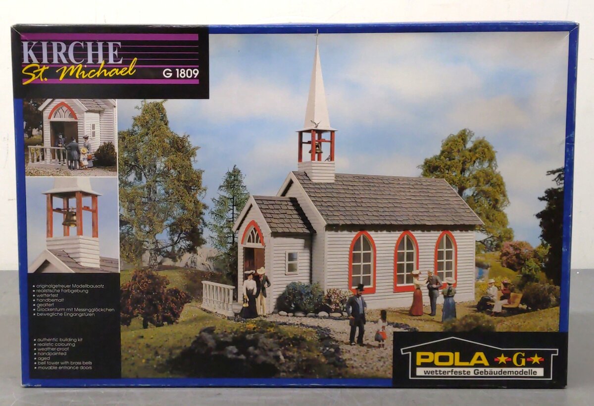 Pola G1809 G Scale St. Michael's Church Building Kit EX/Box