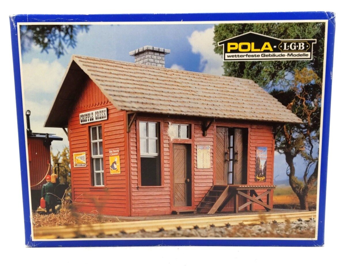 LGB 933 G Scale Pola "Cripple Creek" Station Kit EX/Box