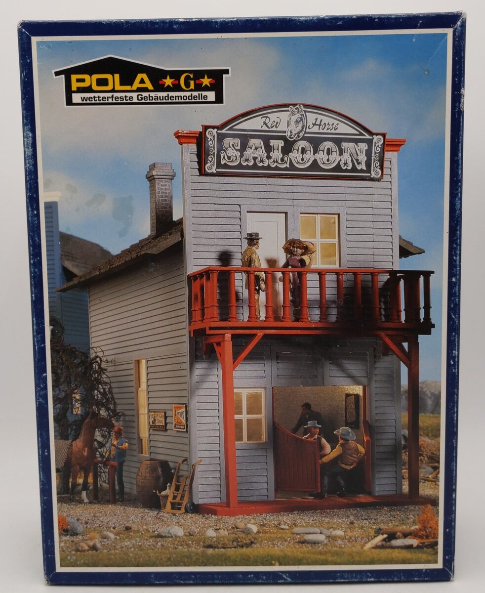 Pola 1802 G Scale Red Horse Saloon Kit LN/Box