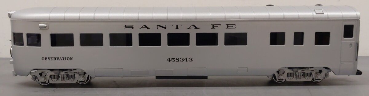 LGB 30590 G Scale Santa Fe Observation Passenger Car #458343 LN/Box