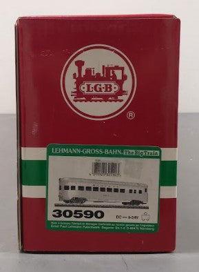 LGB 30590 G Scale Santa Fe Observation Passenger Car #458343 LN/Box