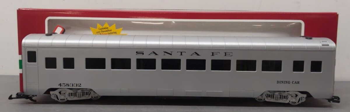 LGB 30570 G Scale Santa Fe Streamlined Passenger Car #458332 (Metal Wheels) LN/Box