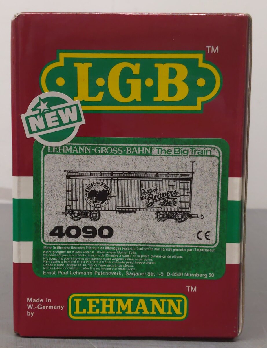 LGB 4090 G Scale Lake George & Boulder 