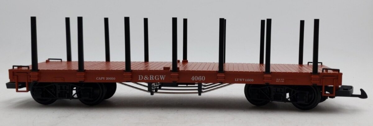 LGB 4060 Denver & Rio Grande Western Flatcar w/Stakes #4060 LN/Box