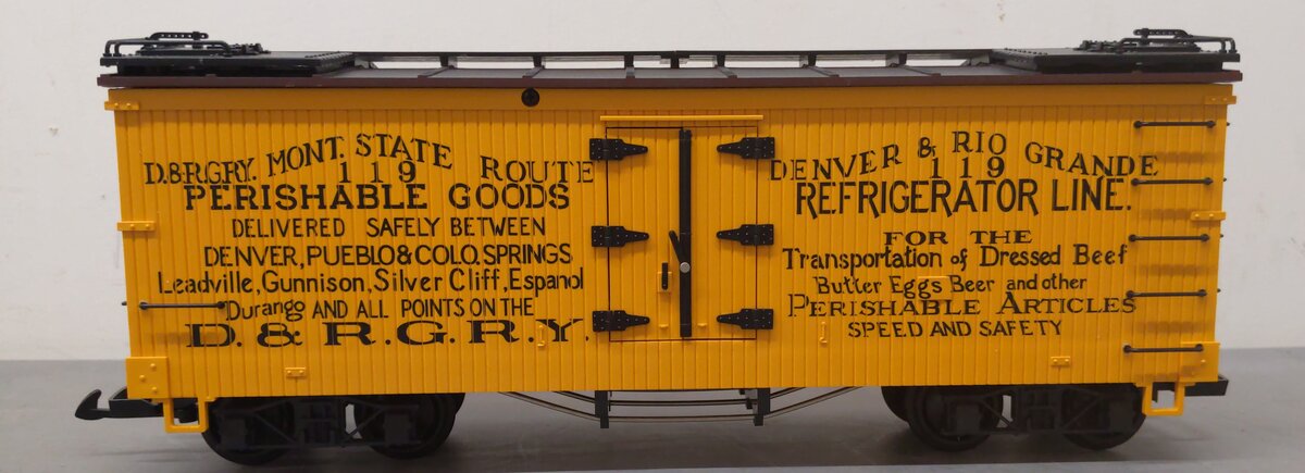LGB 4174 G Gauge Denver & Rio Grande Reefer #119 EX/Box