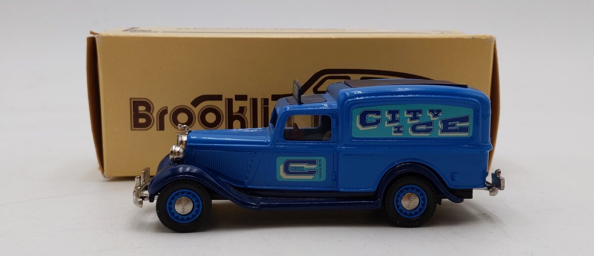 Brooklin Models 1?43 Scale BRK. 16A 1935 Dodge Van City Ice Delivery LN/Box