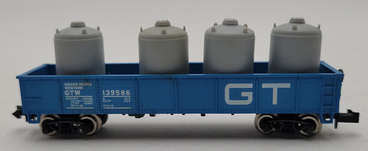 Atlas 3512-3.00 N Scale Grand Trunk Western 42' Gondola #139586 LN/Box
