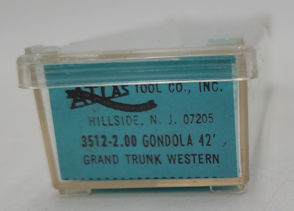 Atlas 3512-3.00 N Scale Grand Trunk Western 42' Gondola #139586 LN/Box