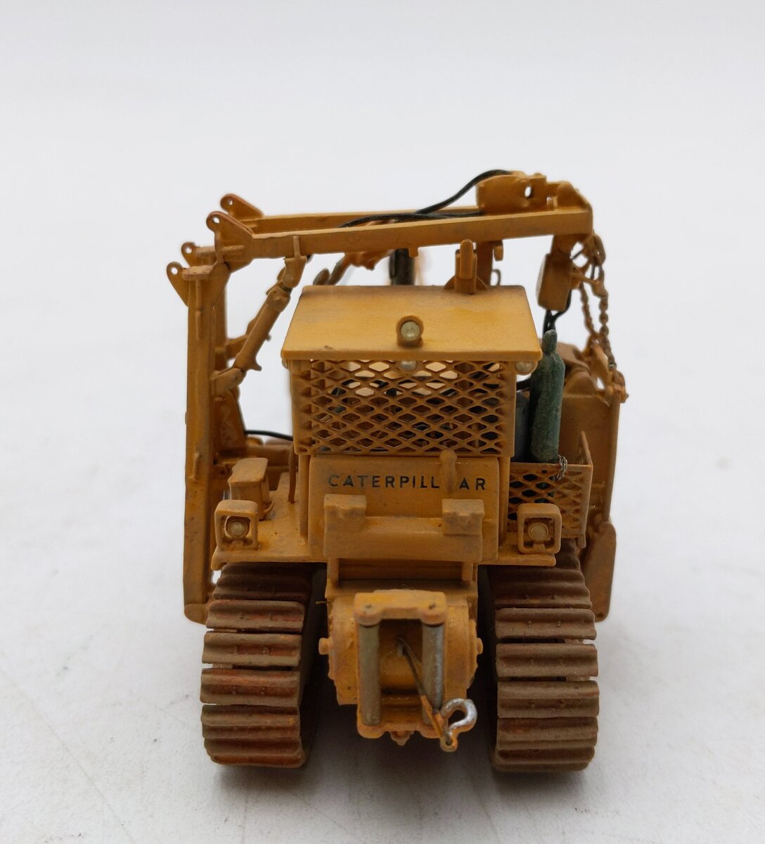 Overland 3472.1 BRASS HO Scale D&RGW Pipe Laying Dozer Weathered/Box