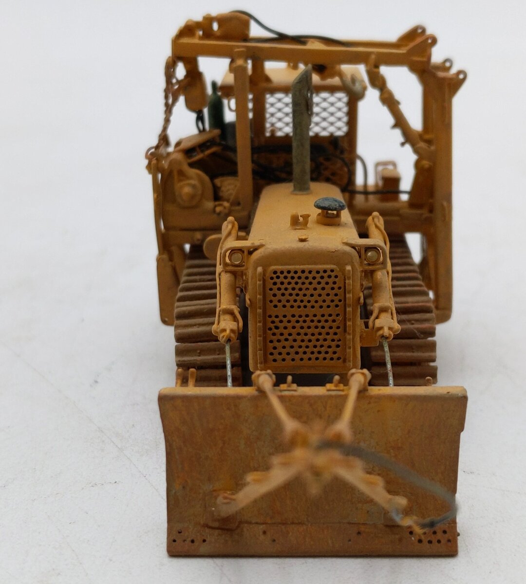 Overland 3472.1 BRASS HO Scale D&RGW Pipe Laying Dozer Weathered/Box