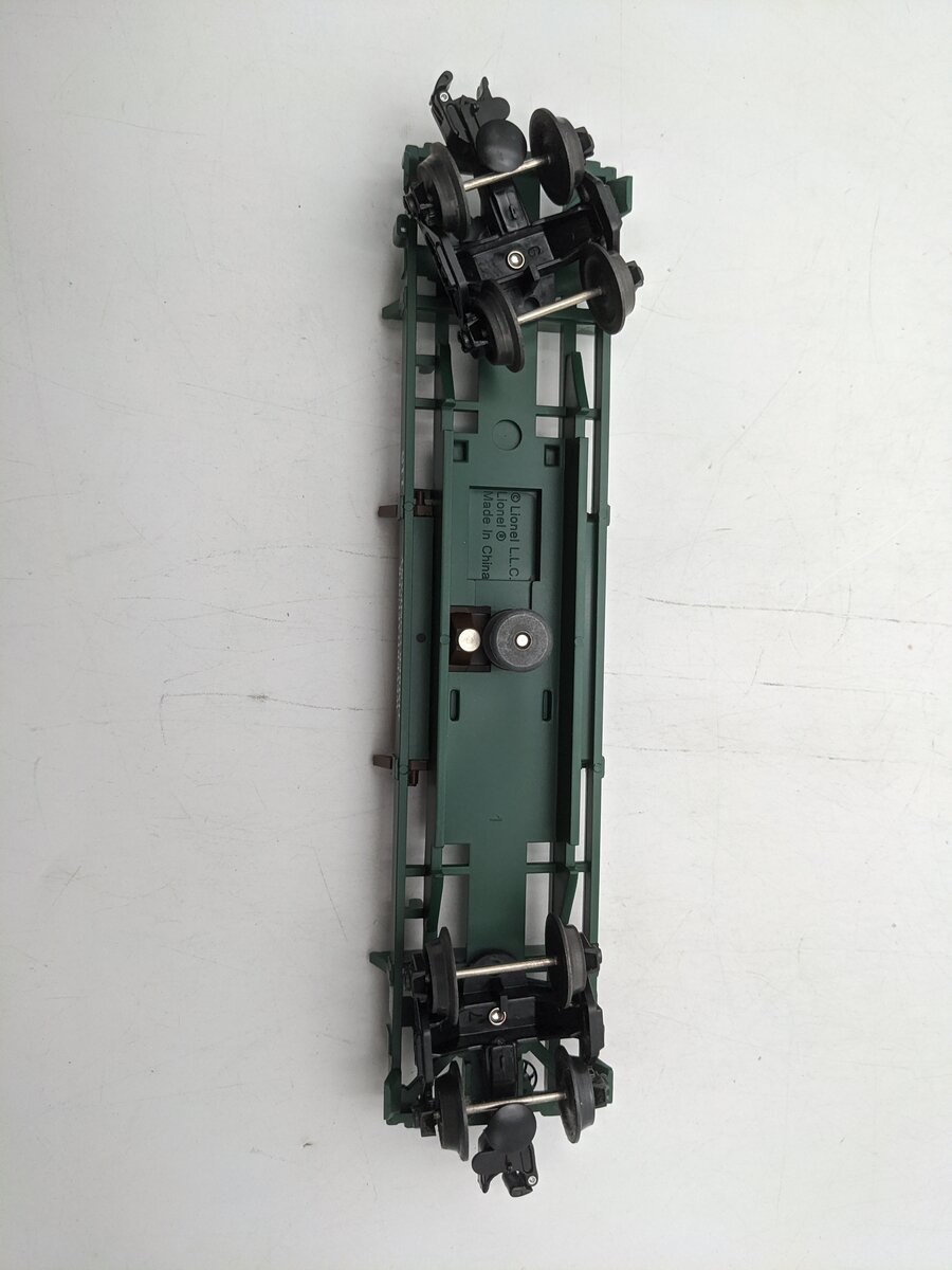 Lionel 6-26888 O Gauge Weyerhaeuser Log Dump Car #115 EX