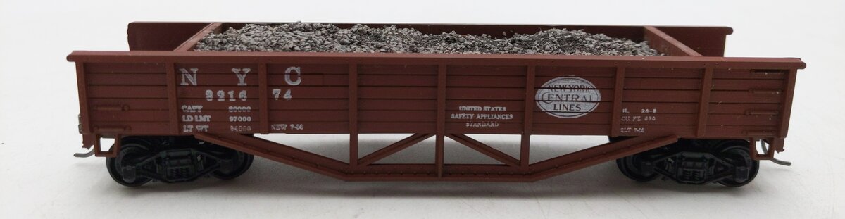 Train Miniature 5452 HO 42' Hart Convertible NYC Gondola #321674 LN/Box