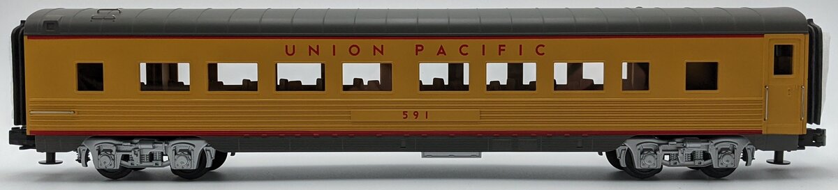 MTH 30-6702 Union Pacific 60‘ Streamlined ABS Coach Car #591 NIB